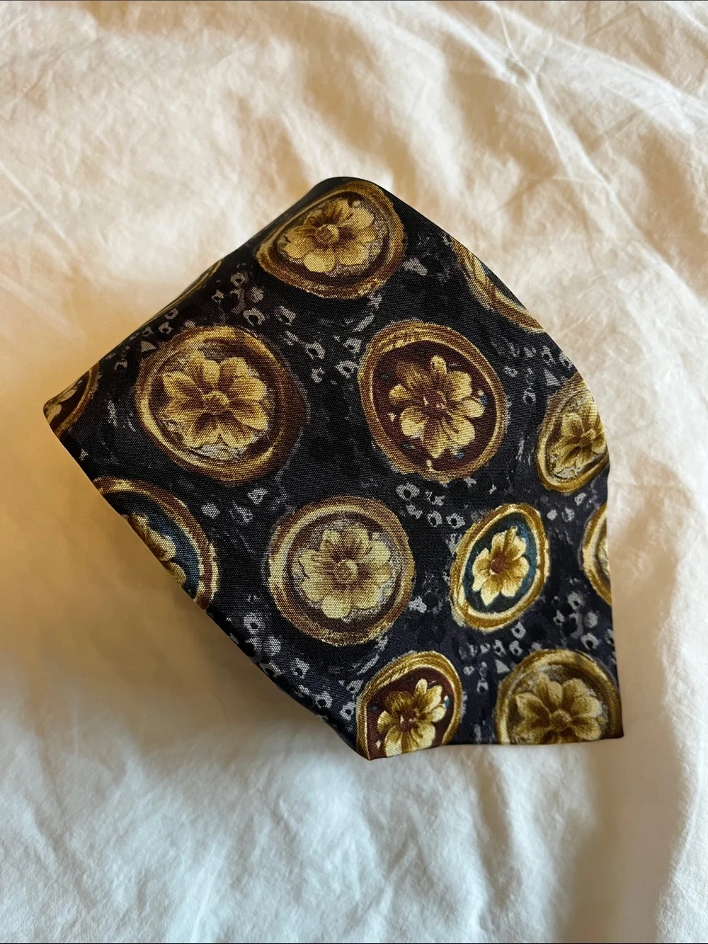 Vintage Omaggio by Robert Talbott Italian silk tie